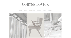 Desktop Screenshot of corynelovickcollection.com